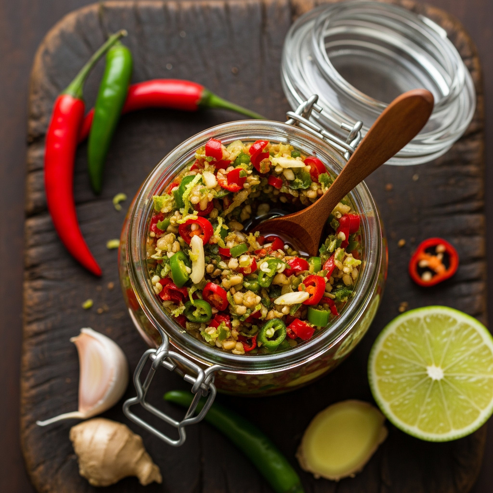 Piton Bicolore : Piment Vert et Rouge Nature