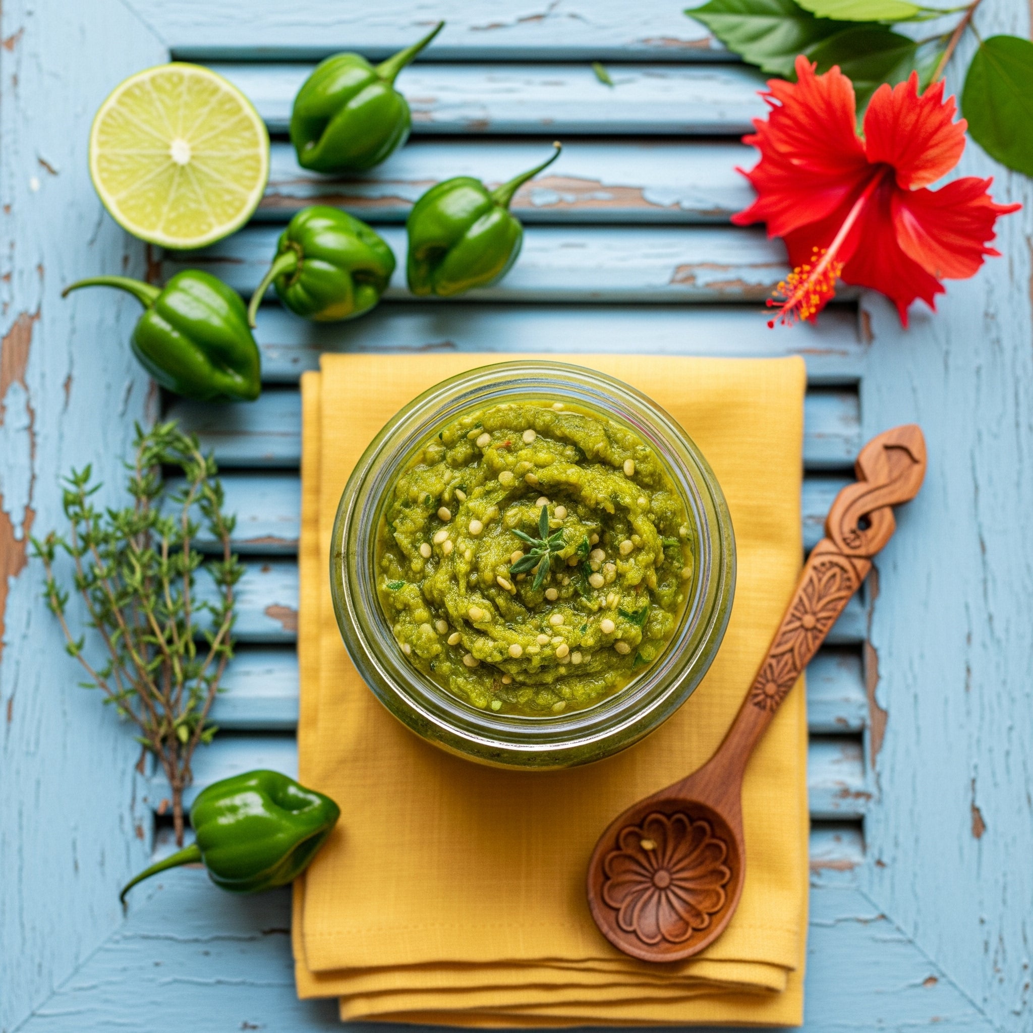 Trésor des Îles - Pâte de Piment Vert Habanero
