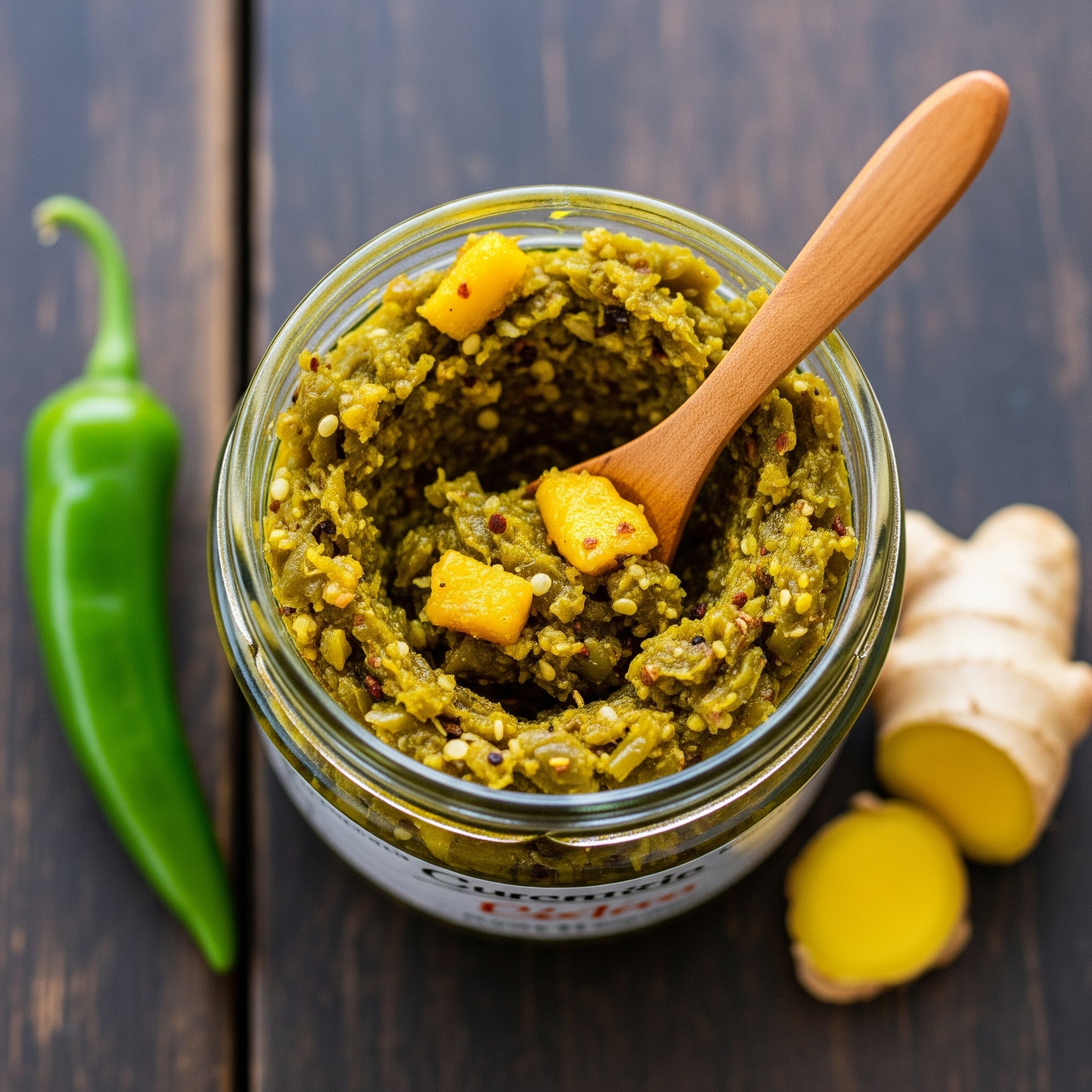 I' Pique Dousman: Piment vert gingembre mangue